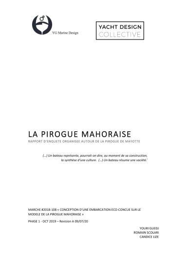 Couv rapport pirogue